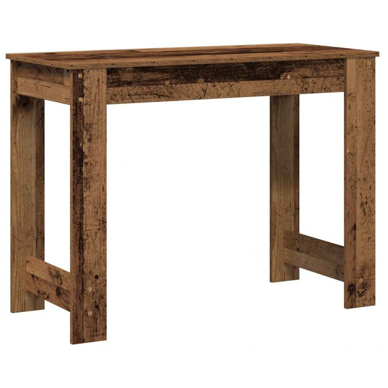 Biurko, stare drewno, 100x45x75 cm, materiał drewnopochodny