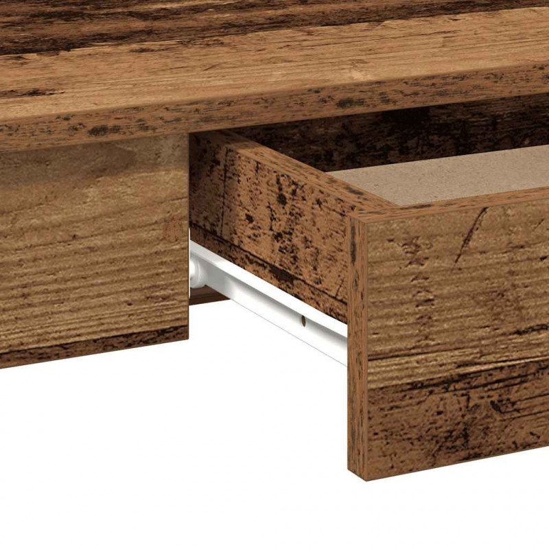 Biurko, stare drewno, 100x45x75 cm, materiał drewnopochodny
