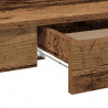 Biurko, stare drewno, 100x45x75 cm, materiał drewnopochodny