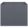 Doniczka Antracyt 100x100x80 cm Stal