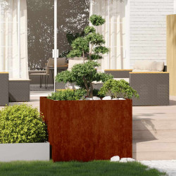 Doniczka Rusty 100x100x80 cm Stal nierdzewna