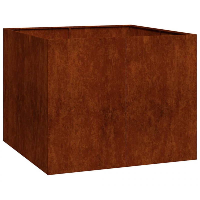 Doniczka Rusty 100x100x80 cm Stal nierdzewna