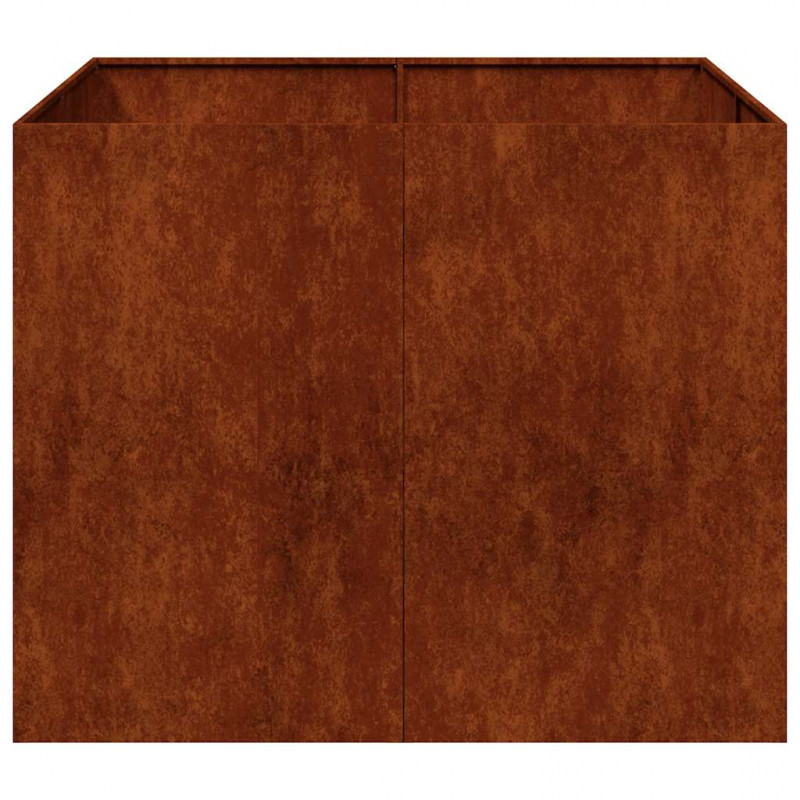 Doniczka Rusty 100x100x80 cm Stal nierdzewna