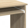 Biurko z półkami, dąb sonoma, 84x40x78 cm