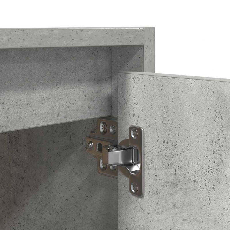 Szafka nocna wisząca Betonowa Szara 38x34x40 cm