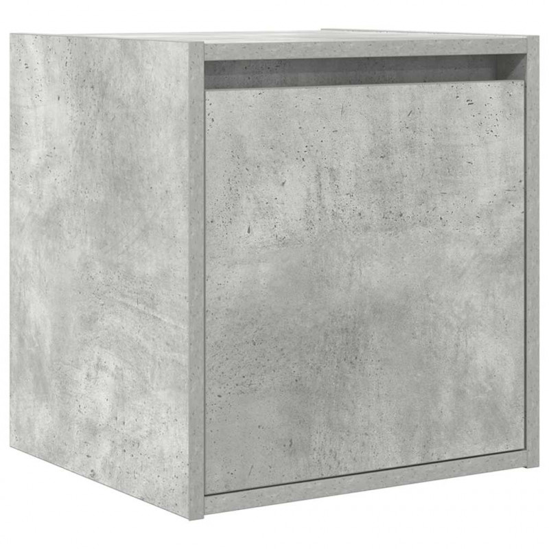 Szafki nocne ścienne 2 szt. Betonowy szary 38x34x40 cm