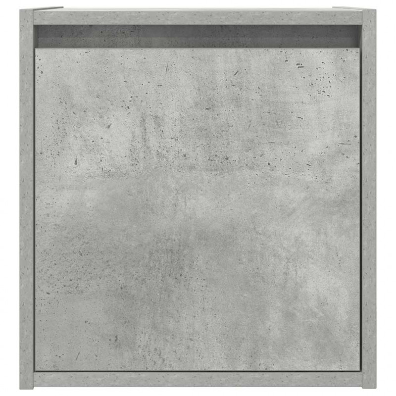 Szafki nocne ścienne 2 szt. Betonowy szary 38x34x40 cm
