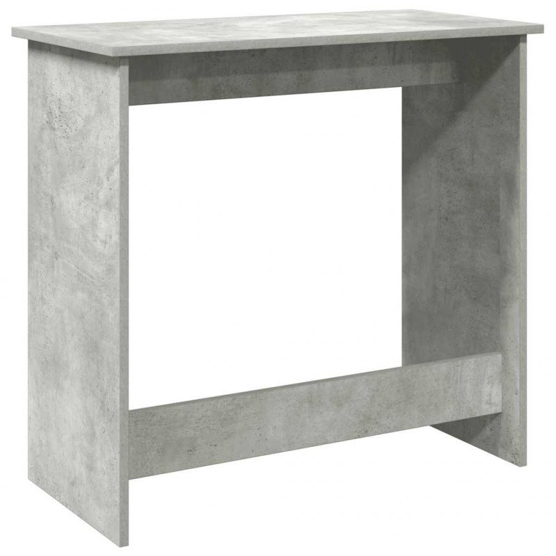 Biurko, szarość betonu, 80x40x75 cm, materiał drewnopochodny