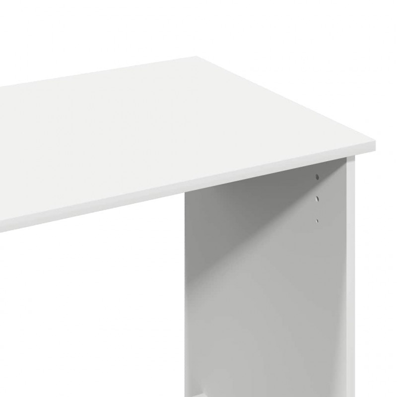 Biurko, białe, 102x50x75 cm, materiał drewnopochodny