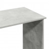 Biurko, szarość betonu, 102x50x75 cm, materiał drewnopochodny