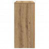 Komoda z szufladą Artisan Oak 80x34x76 cm Drewno klejone