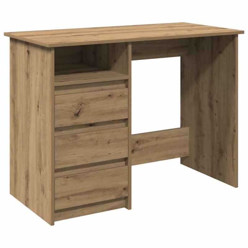 Biurko Artisan Oak 102x50x75 cm Drewno klejone