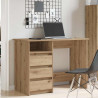 Biurko Artisan Oak 102x50x75 cm Drewno klejone