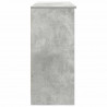 Komoda z szufladą Betonowa szarość 101x35x76 cm Drewno klejone
