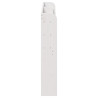 Wezgłowie do łóżka, z półkami, białe, 160 cm, drewno sosnowe
