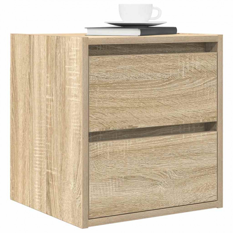 Szafka nocna ścienna Sonoma Oak 38x34x40 cm