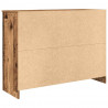 Komoda z szufladą Stare drewno 101x35x76 cm Drewno klejone