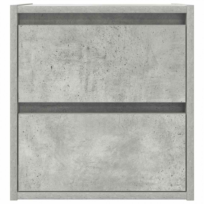 Szafka nocna wisząca Betonowa Szara 38x34x40 cm