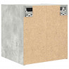 Szafki nocne ścienne 2 szt. Betonowy szary 38x34x40 cm