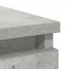 Komoda z szufladą Betonowa szarość 71x35x65 cm Drewno klejone