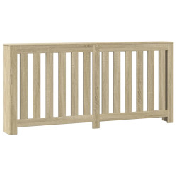 Osłona na grzejnik, dąb sonoma, 175x20x82 cm