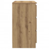 Komoda z szufladą Artisan Oak 71x35x65 cm Drewno klejone