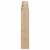 Wezgłowie do łóżka, z półkami, 135 cm, lite drewno sosnowe