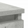 Komoda z szufladami Betonowa szarość 71x35x84 cm Drewno klejone
