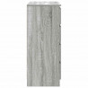 Komoda z szufladami Szary Sonoma 71x35x84 cm Drewno klejone