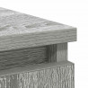 Komoda z szufladami Szary Sonoma 71x35x84 cm Drewno klejone