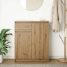Komoda z szufladą Artisan Oak 71x35x84 cm Drewno klejone