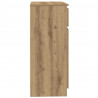 Komoda z szufladą Artisan Oak 71x35x84 cm Drewno klejone