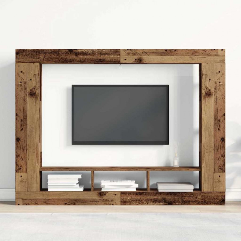 Szafka pod telewizor Stare drewno 152 x 22 x 113 cm