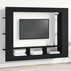 Szafka pod telewizor Czarny dąb 152 x 22 x 113 cm