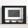 Szafka pod telewizor Czarny dąb 152 x 22 x 113 cm