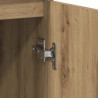 Komoda z szufladą Artisan Oak 71x35x65 cm Drewno klejone