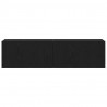 Szafka pod TV czarny dąb 120x30x30,5 cm materiał drewnopochodny