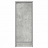 Komoda Betonowa Szara 29,5x34x76 cm Drewno klejone