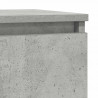 Komoda Betonowa Szara 29,5x34x76 cm Drewno klejone