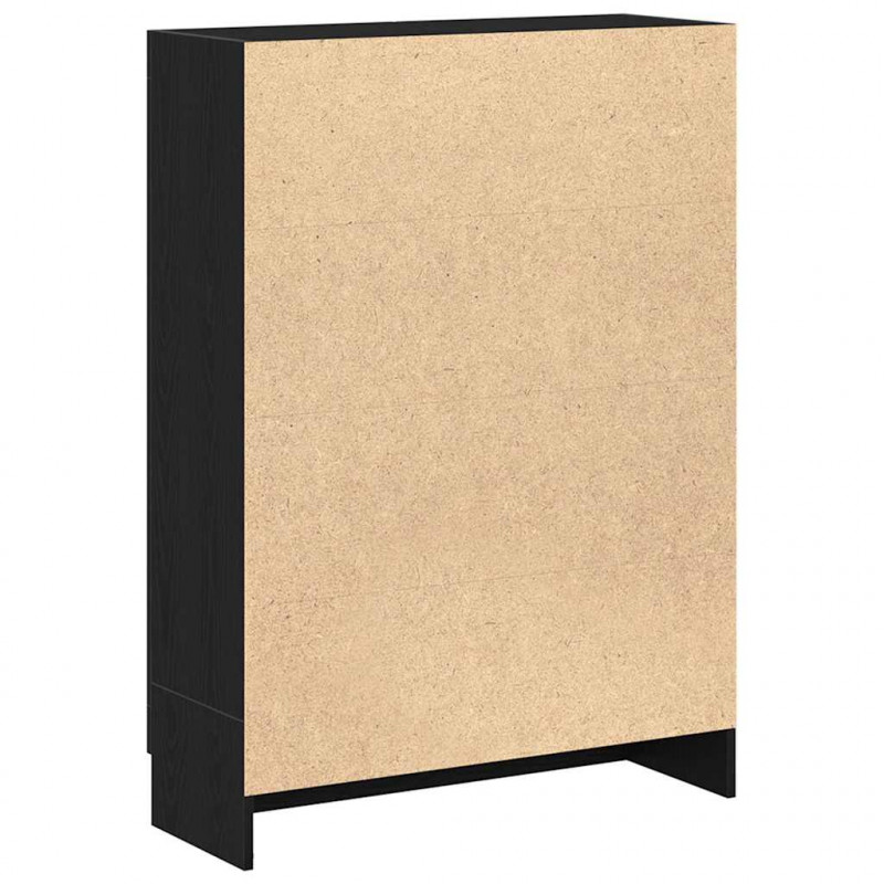 Szafka, czarny dąb, 82,5x30,5x115 cm, materiał drewnopochodny