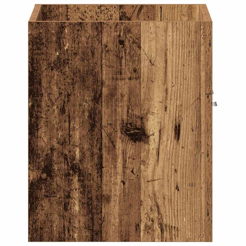 Szafka pod umywalkę łazienkową, stare drewno, 60x38,5x46 cm