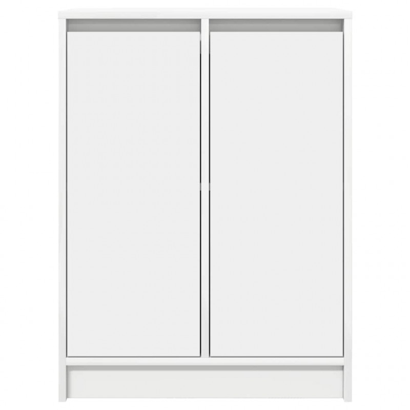 Komoda Biała 57x34x76 cm Drewno klejone