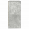 Komoda Betonowa Szara 57x34x76 cm Drewno klejone
