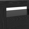 Szafka pod TV z oświetleniem LED, czarny dąb, 120x35x40 cm