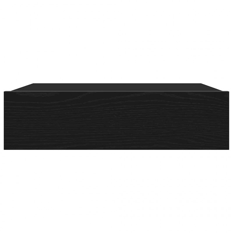 Szafka RTV z oświetleniem LED Czarny Dąb 60x35x15,5 cm