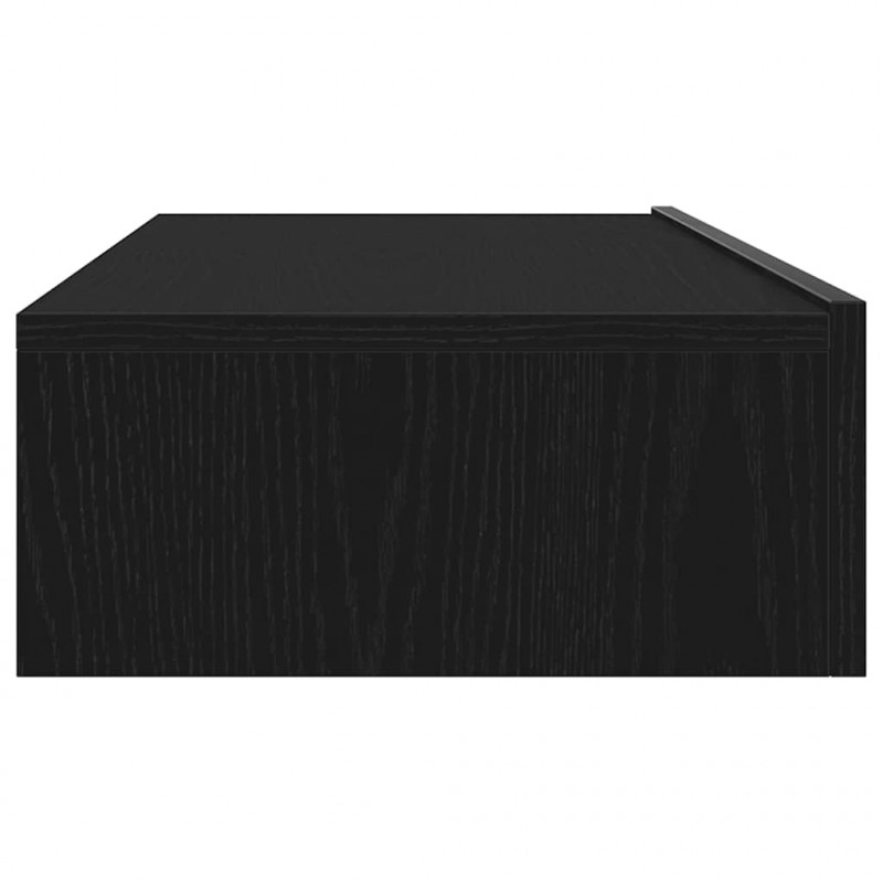 Szafka RTV z oświetleniem LED Czarny Dąb 60x35x15,5 cm