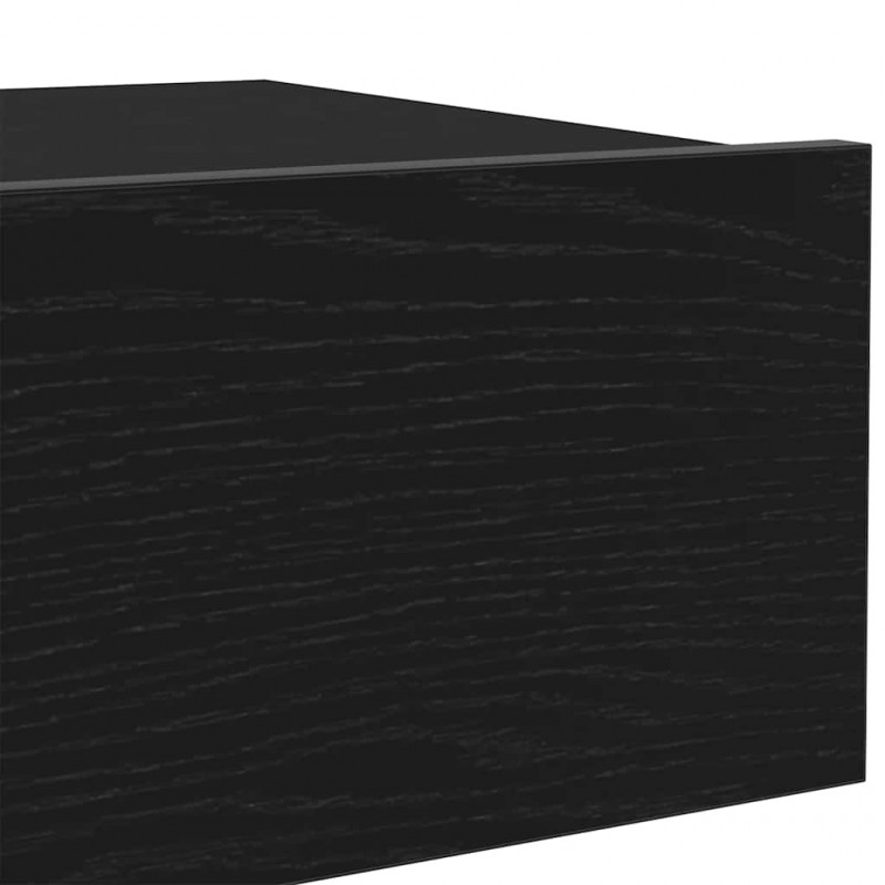 Szafka RTV z oświetleniem LED Czarny Dąb 60x35x15,5 cm