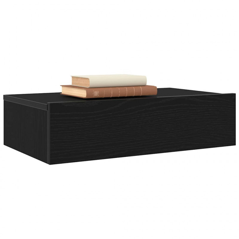 Szafki RTV z oświetleniem LED 2 szt. Dąb czarny 60x35x15,5 cm