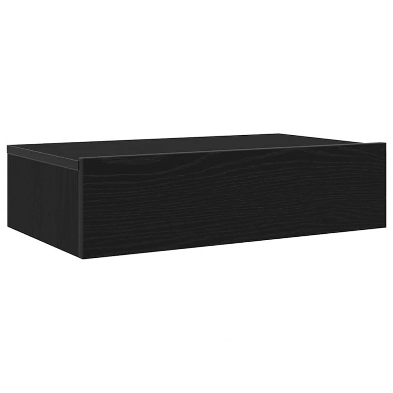 Szafki RTV z oświetleniem LED 2 szt. Dąb czarny 60x35x15,5 cm