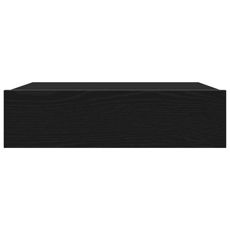 Szafki RTV z oświetleniem LED 2 szt. Dąb czarny 60x35x15,5 cm